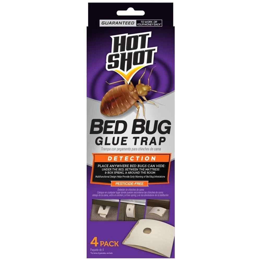 Outlet 🛒 Hot Shot Bed Bug Glue Trap (4-Count) 😀 1 Outlet 🛒 Hot Shot Bed Bug Glue Trap (4-Count) 😀