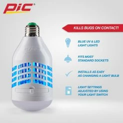 Cheap ✔️ PIC LED Bug Zapper 🎁 -Miracle-Gro Sales Store white pic bug zappers ikc 1f 1000